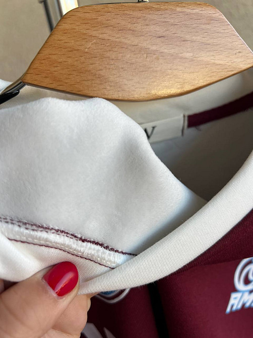 Свитшот женский W 9271 оверсайз широкий покрой надпись лампа утепленная на меху, бордовый, one size Киев - изображение 12