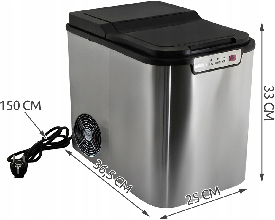Льодогенератор Ruhhy K5537 120Вт сріблястий (Польща) Київ - фото 3