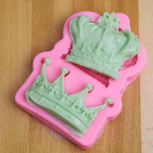 Силиконовый молд Корона 70 на 45 мм розовый Киев