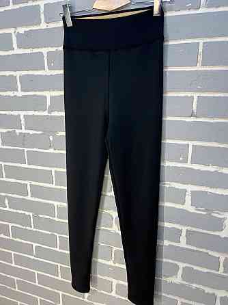 Лосини жіночі Alia 915 дайвінг широкий пояс висока талія утеплені на хутрі чорні , чорний, L Київ