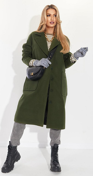 Стильне кашемірове пальто (48) Київ - фото 4