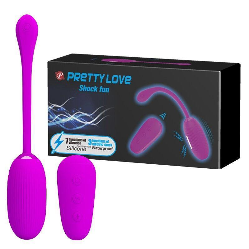 Виброяйцо-электростимулятор Pretty Love «Shock Fun» BI-014609W Sex Aura Киев - изображение 1
