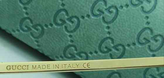 Брендові окуляри унісекс чорні вузькі в металі в брендовому футлярі. Київ