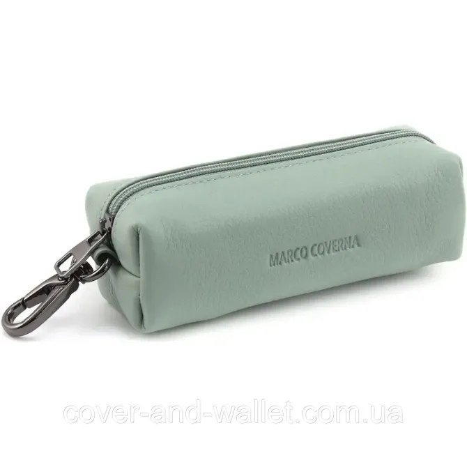 Элитная женская ключница мятного цвета на молнии Marco Coverna W005 Light Green Киев - изображение 1
