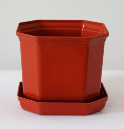 Горщик для квітів з підставкою "Дама" 4л (теракот) Харків