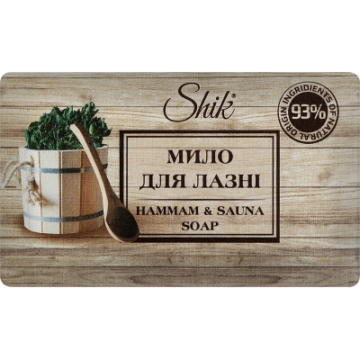 Твердое мыло Shik Для бани 180 г (4823107604973) Винница - изображение 1
