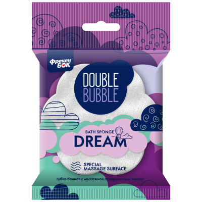 Губка для купання Фрекен БОК Dream З масажною поверхнею Колір в асортименті (4823071627282) Вінниця - фото 1