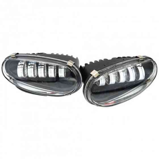 Фара додаткового світла ПТФ Lanos (left/right) - металевий до вольтажу 12-24V Автотюнінг освітлення Харків