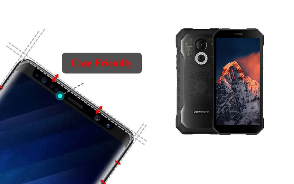 Захисне скло HyperGlass Pro для Doogee S61, S61 Pro – максимальна чутливість та захист Київ - фото 4