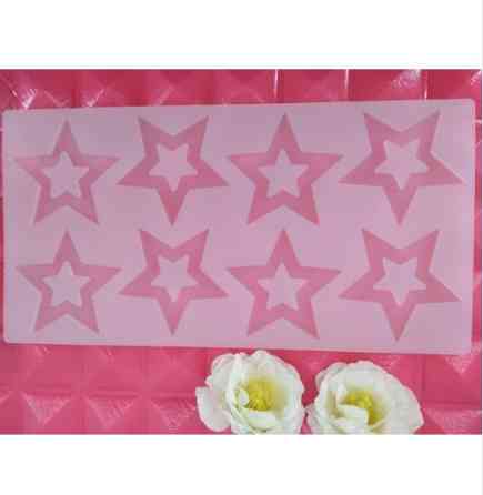 Формочка для шоколада Звездочки 220 на 115 мм серый Киев