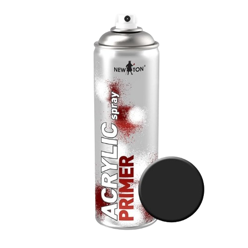 Грунт для авто 500мл чорний акриловий аерозоль NEW TON Житомир - фото 1