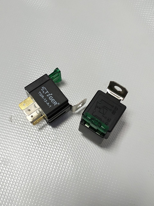 Реле TIGER 4 контакту 40А із запобіжником Вінниця - фото 1