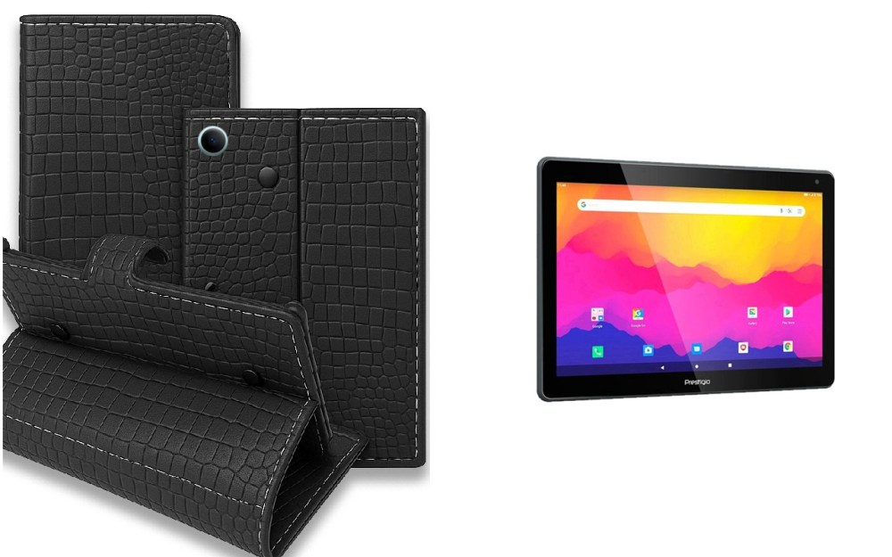 Книжка-трансформер для планшета Prestigio Muze 3231 4G, Muze 4231 4G, колір Black Krokodil Black Київ - фото 1