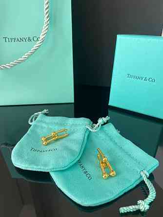 Тиффани серьги Hardwear / Tiffany серьги напыление золото / упакованы в мешочек Одесса