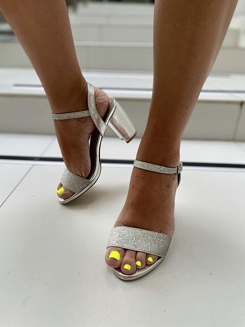 Weide БосонІжки жіночі WEIDE срібло (літо, еко-шкіра) (1008) лише 37р. Коломия - фото 5