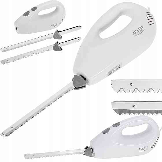 Электрический нож лезвие 17 см с 2 лезвиями Adler AD (4512) 180 Вт Нововолынск
