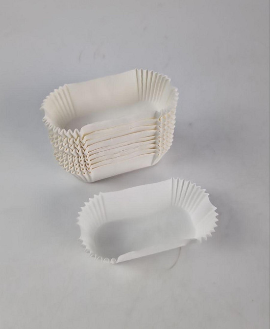 Тартолітка для чизкейка П8 Прямокутна біла (35х80х30) (100 шт.) (1 уп.) Харків - фото 2