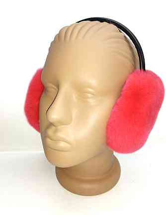 Наушники меховые женские из Rex Красный Харьков