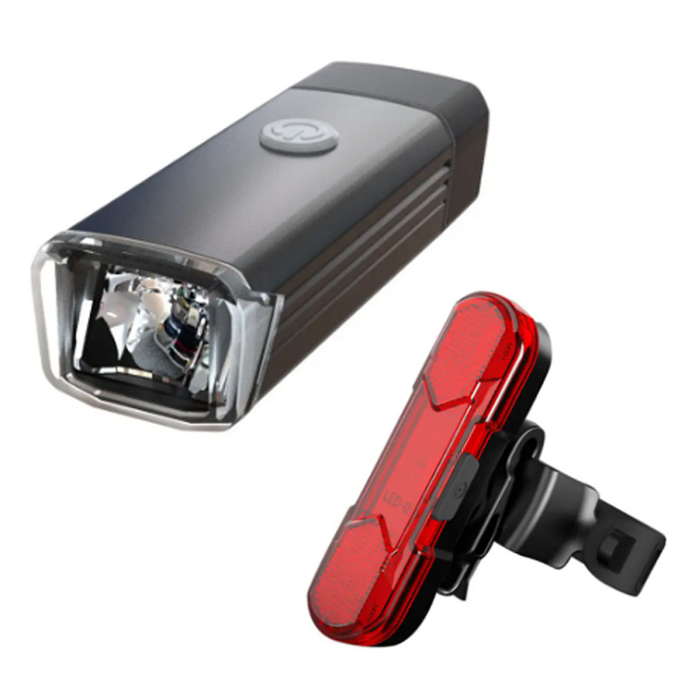 Набор велосипедных фонарей (Велофара и задний стоп) Feel Fit Бровары - изображение 1