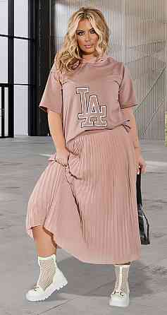 Костюм зі спідницею в складку великого розміру (54) Київ