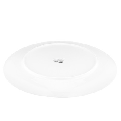 Тарілка Ardesto Capri, 19.2см, порцеляна, біло-зелений (AR0419CWG) Вінниця - фото 4