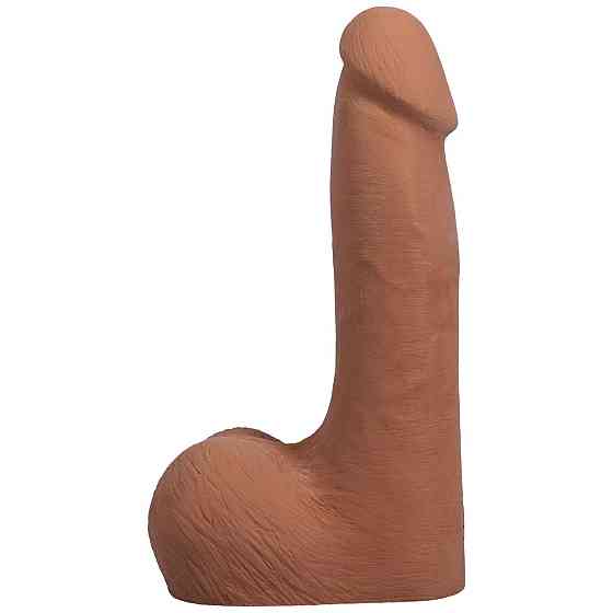 Фалоімітатор Doc Johnson The Realistic Cock ULTRASKYN - 7 Inch with Balls Caramel Sex Aura Київ