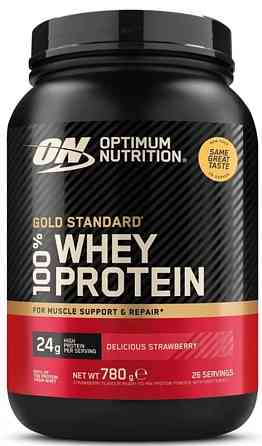 Сироватковий протеїн Gold Standard 100% Whey 780 г смачний полуниця Київ