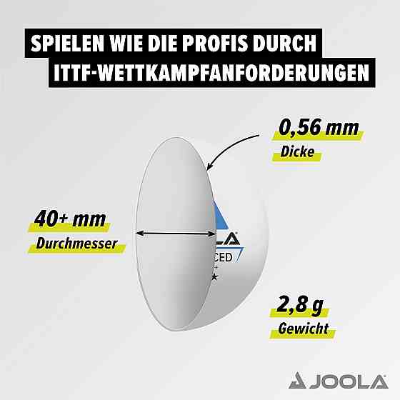 Мячи для настольного тенниса Joola Outdoor ball 6 шт (42181) Киев