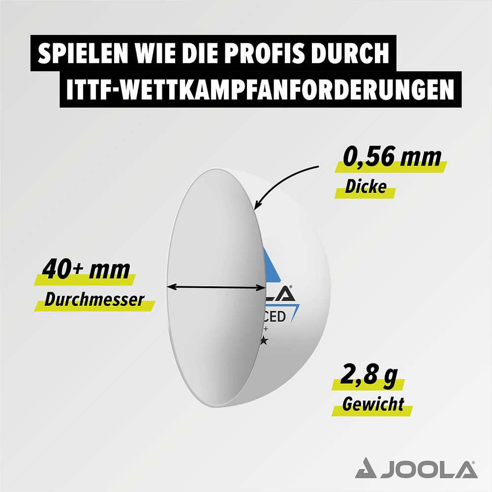 Мячи для настольного тенниса Joola Outdoor ball 6 шт (42181) Киев - изображение 3