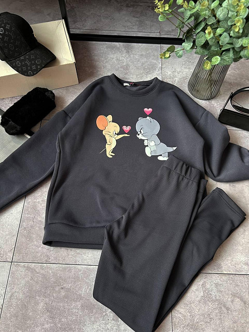 Женский трендовый зимний костюм Графит, 42/44 Одесса - изображение 8