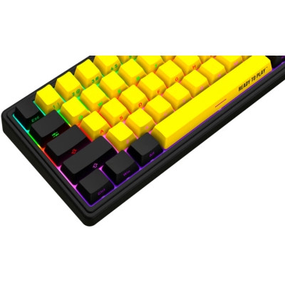 Клавіатура Lorgar KBP70MW Pro RGB Wireless/Bluetooth/USB UA Black/yellow (LRG-KBP70MW-YL-US) Вінниця - фото 11