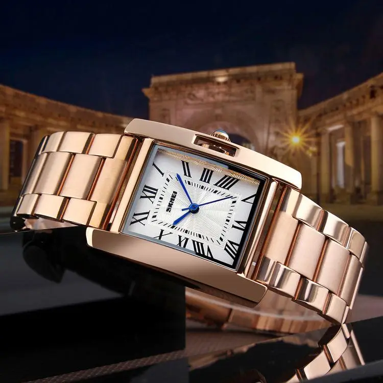 Жіночий наручний годинник Skmei 1284 Золотистий Вінниця - фото 6