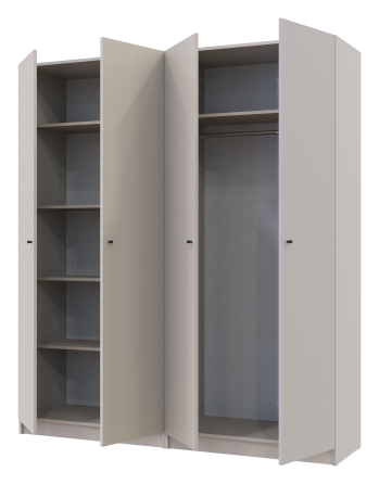 Комплект шкафов для одежды с полками Doros Промо (2 шт.) 180х48х204 см Кашемир (DRS-011466) Днепр