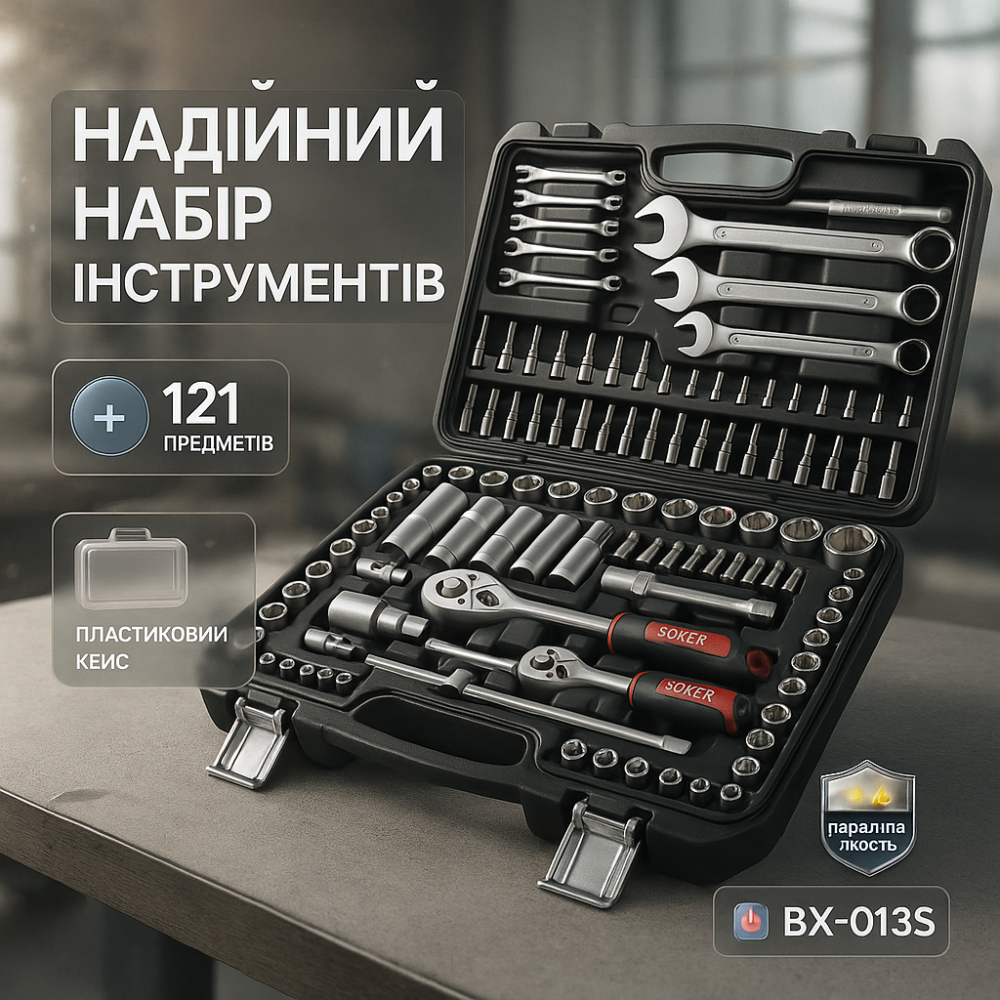 Набір інструментів комбінований хорошої якості, Набір інструментів для будинку топ GJ-49 Львів - фото 11