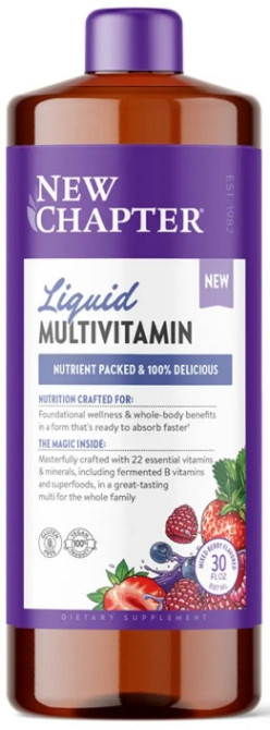Мультивитамины  для всей семьи New Chapter  Vegan Liquid Multivitamin for the Whole Family 887гр ягоды Киев - изображение 1