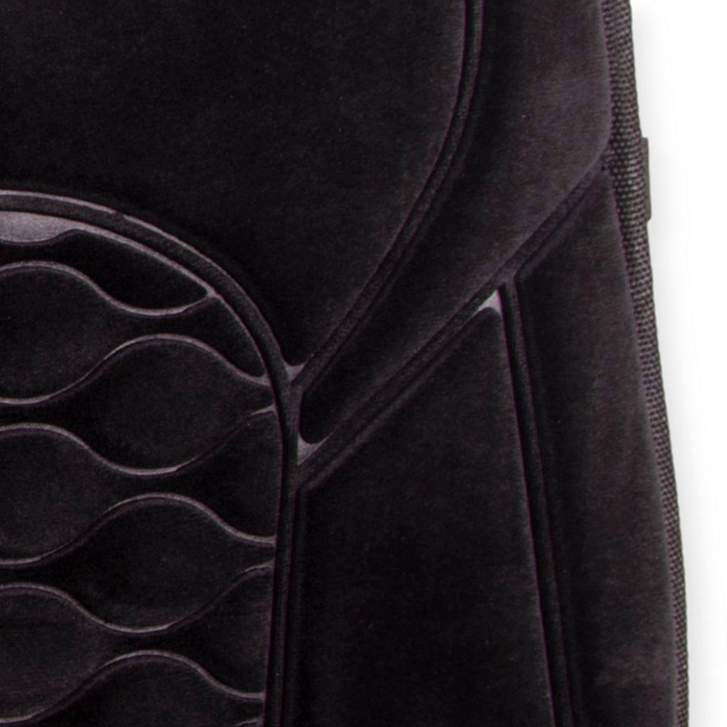 Накидка підігрівом сидіння + спинка низька чорна 12в, 48вт, перемикання. 3 режими, 100х50см, велюр VITOL Мукачево - фото 1