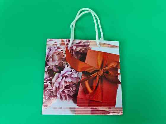 Пакет подарочный под чашку  16/16/8 (артЧ-212) (12 шт) Харьков