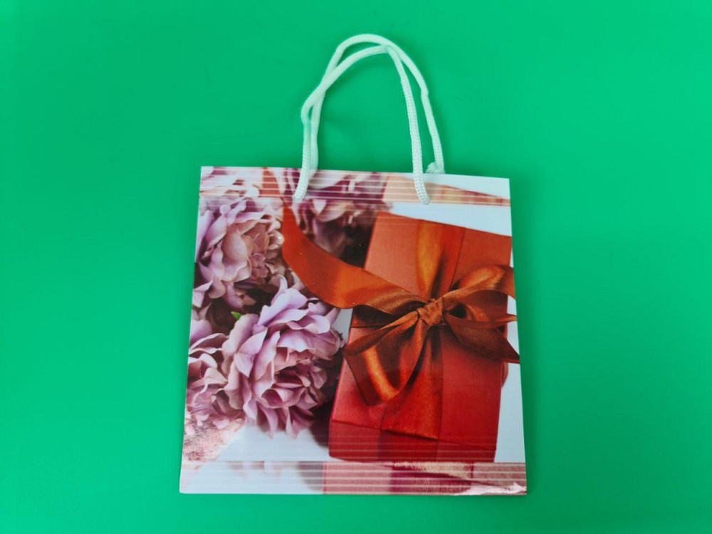 Пакет подарочный под чашку  16/16/8 (артЧ-212) (12 шт) Харьков - изображение 4