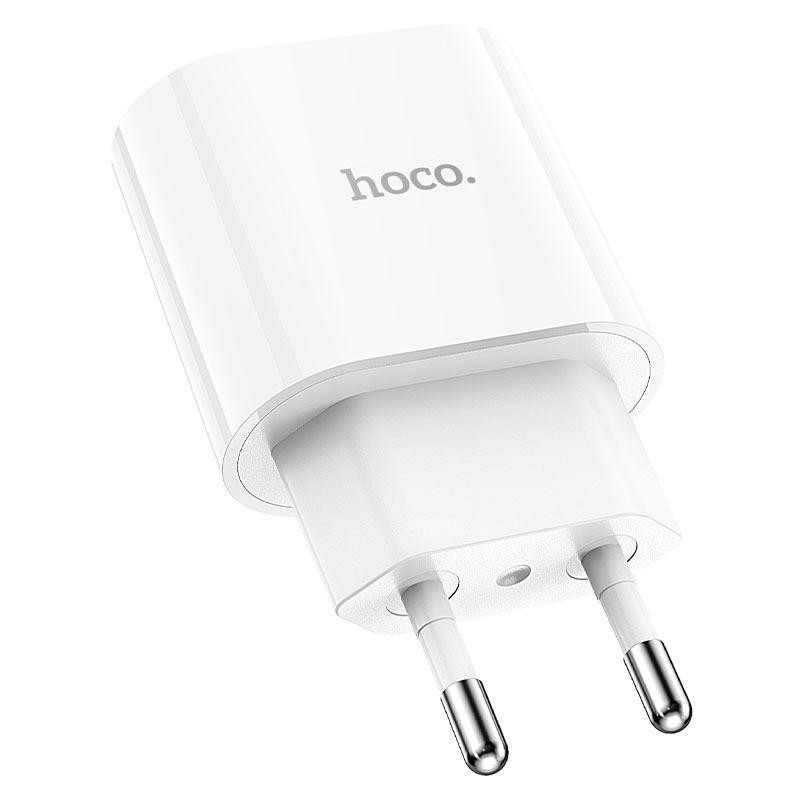 Сетевое зарядное устройство HOCO C94A Metro single port PD20W charger White Одесса - изображение 4