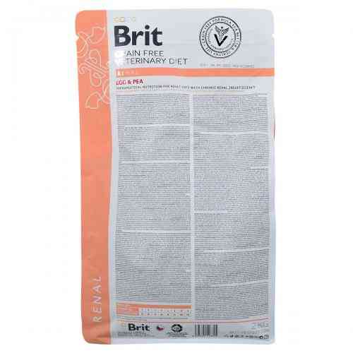 Корм сухой Brit Grain VetDiet Cat Renal для кошек с заболеванием почек с яйцом и горохом 2 кг Киев
