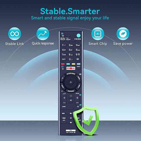 Пульт RMT-TX200E для телевізорів Sony KD-65X7500D, KD-55X7000D, KD-65XD7505, KD-49XD7005, KD-65XD7504, KD-55XD700, KD-49XD700, KD-65XD750, KDL-W805C Луцк