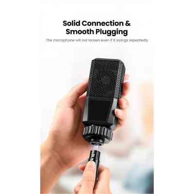 Кабель мультимедійний 3.5mm M to XLR F 2.0m AV182 black Ugreen (20244) Вінниця