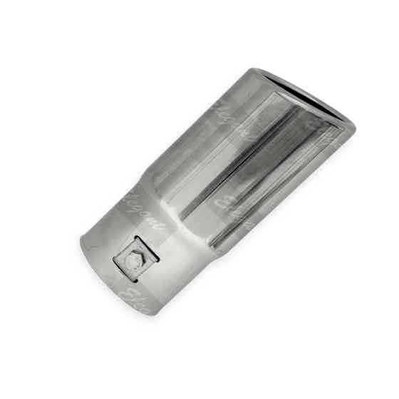 Насадка на глушник хром d 60мм, l 145мм, зовнішні 63мм (0405) Мукачево