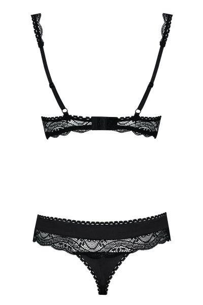 Комплект Obsessive MIAMOR SET черная открыт,грудь L/XL Sex Aura Киев - изображение 2