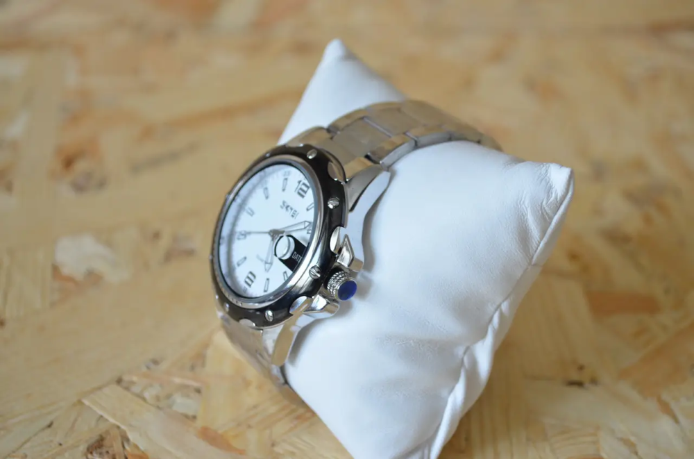 Чоловічий наручний годинник Skmei Robby Steel 0992S Сріблястий з білим Вінниця - фото 5