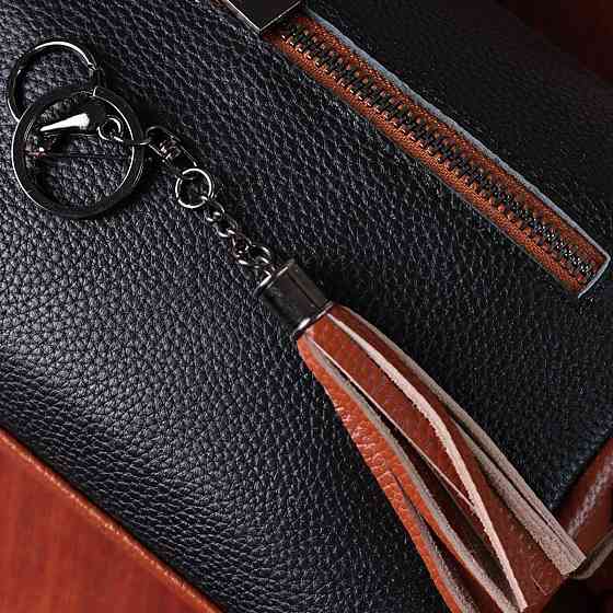 Сумка для женщин на каждый день из натуральной кожи Черный (Vintage) Киев