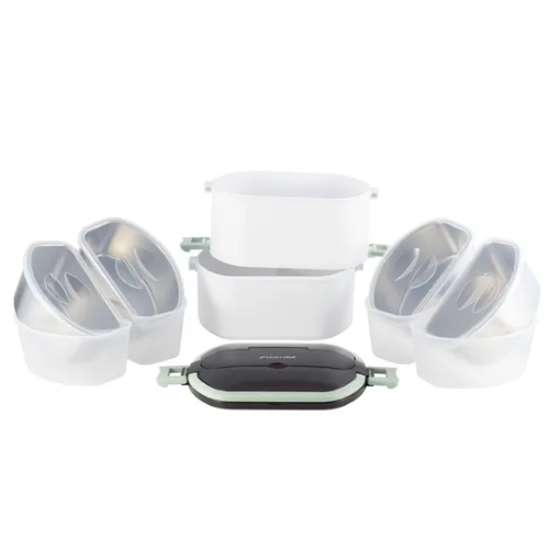 Ланч-бокс подвійний (корпус пластик/внутр.ємність+кришка нерж.сталь) KAMILLE Житомир - фото 12