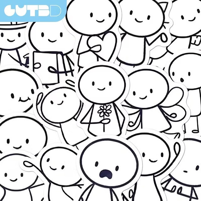 Набір милих наклейок з персонажами – 66 шт для декору Київ - фото 7