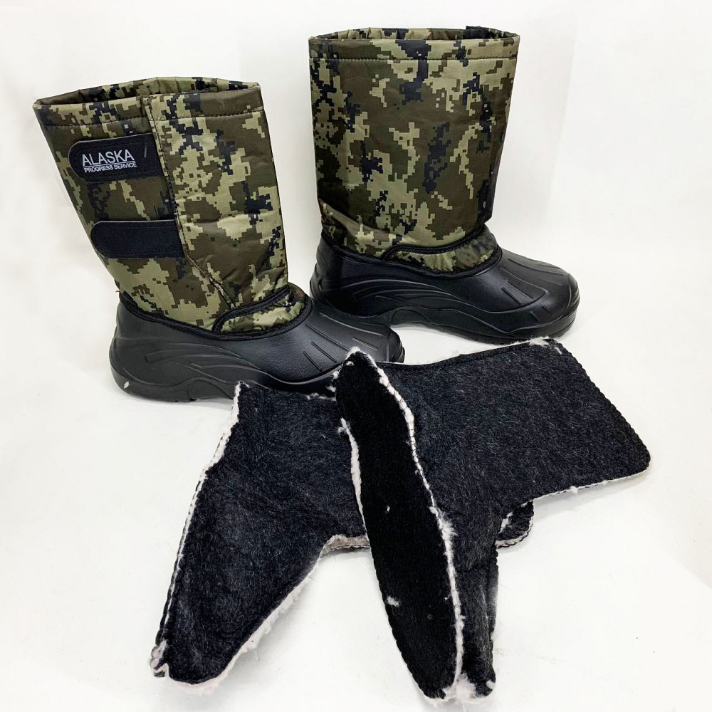 Сапоги рабочие мужские пвх олива 46р, Сапоги мужские для рыбалки, Обувь для работы на даче KC-98 Львов - изображение 5