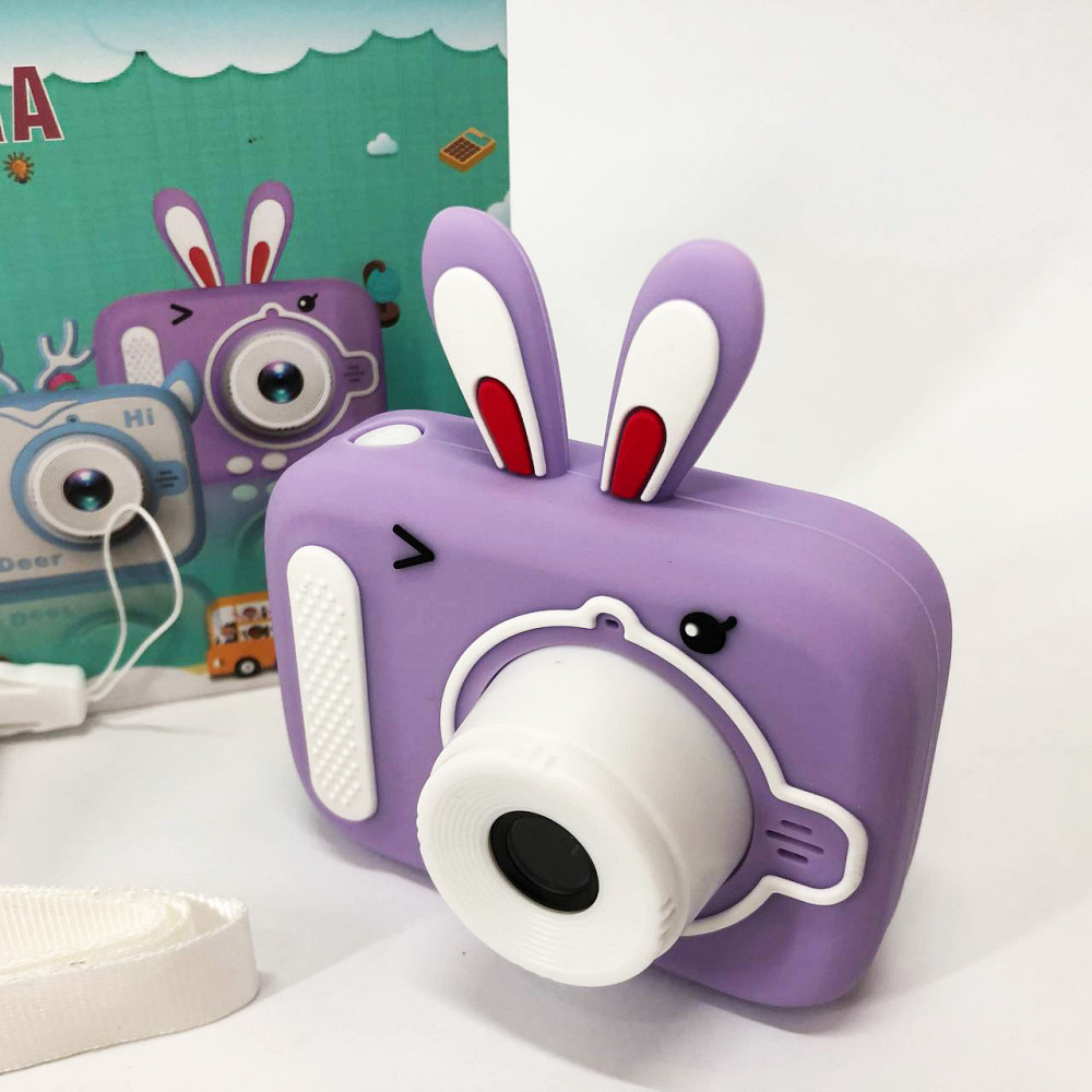 Дитячий цифровий фотоапарат X900 Rabbit Колір: фіолетовий PT-98 Львів - фото 11